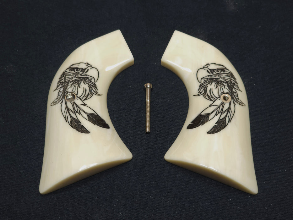 Faux Ivory Eagle Ruger Vaquero/Blackhawk/Wrangler Grips