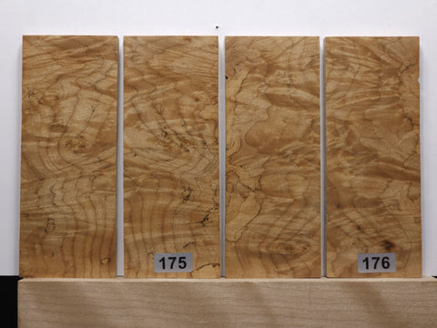 Maple Burle Wood Custom scales #175, #176