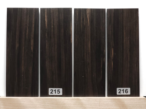 Ebony Wood Custom scales #215, #216