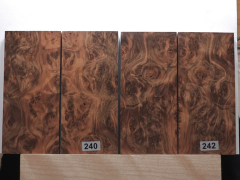 Turkish Walnut Wood Custom scales #240,#242