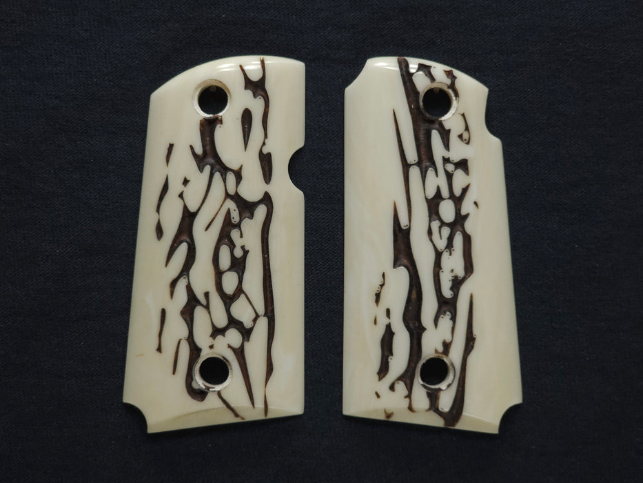 Faux Stag Kimber Micro 9 Grips
