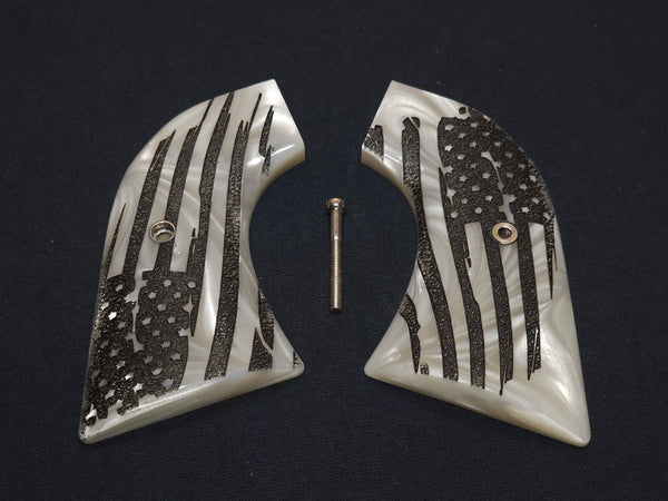 Pearl American Flag Ruger New Vaquero Grips