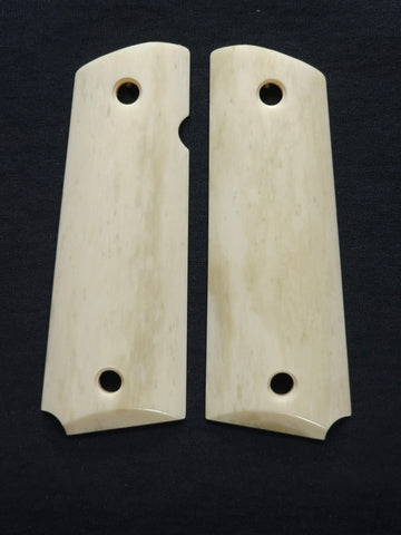 Premium Giraffe Bone 1911 Grips (Full Size) Colt Kimber Remington Sig Taurus Springfield