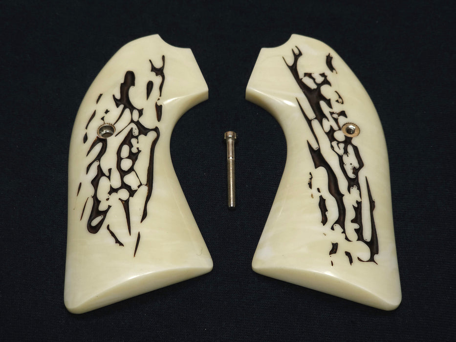 Faux Stag Ruger Bisley Grips