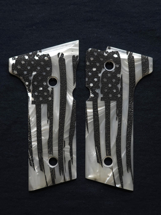 Pearl American Flag Beretta 92x, Vertec, M9A3 Grips