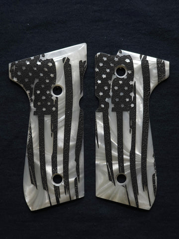 Pearl American Flag Beretta 92fs Grips