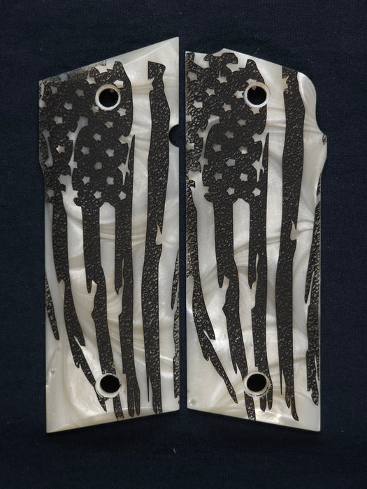 Pearl American Flag Coonan .357 Grips