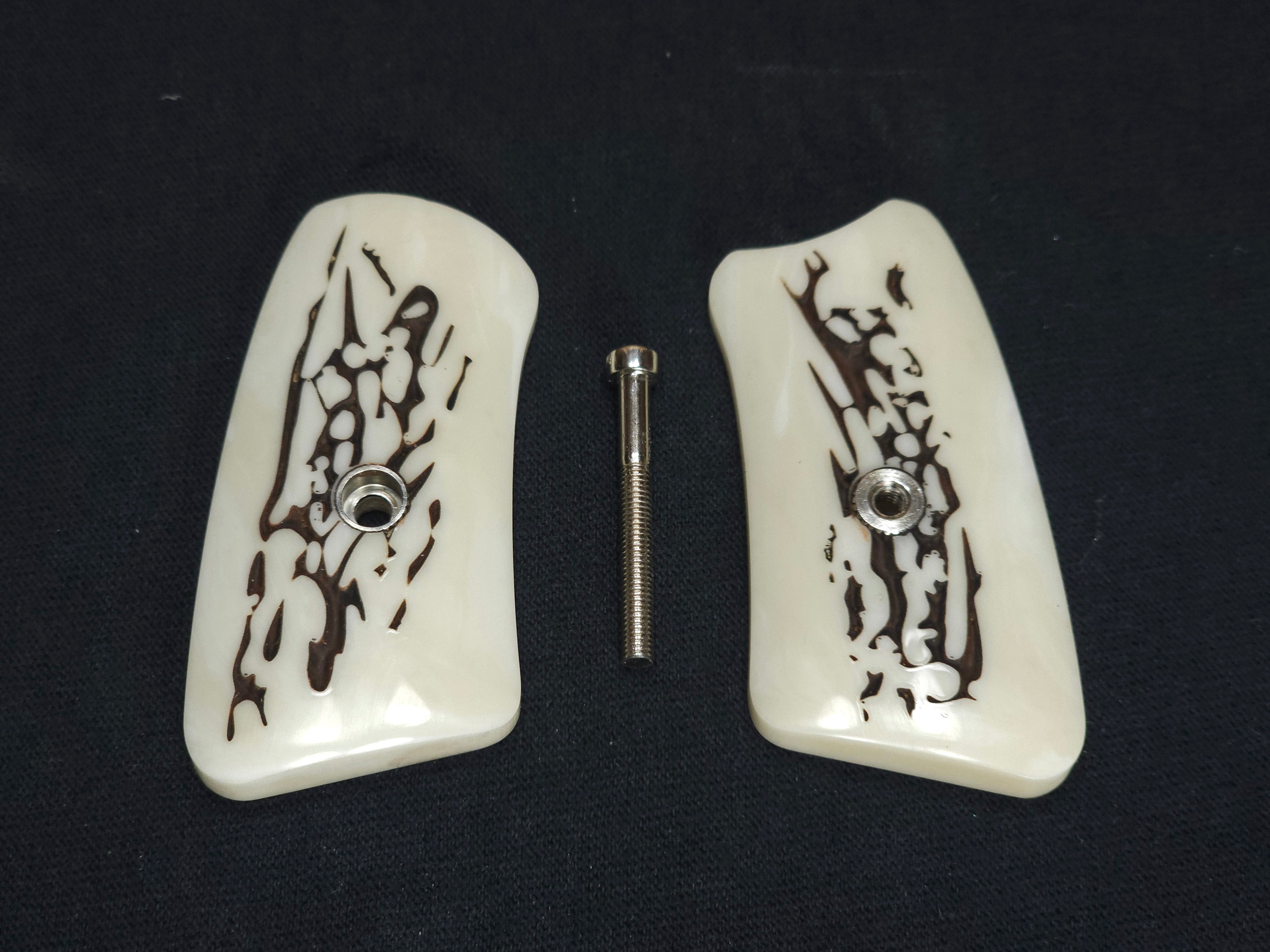 Faux Stag Ruger Sp101 Grip Inserts – LS Grips
