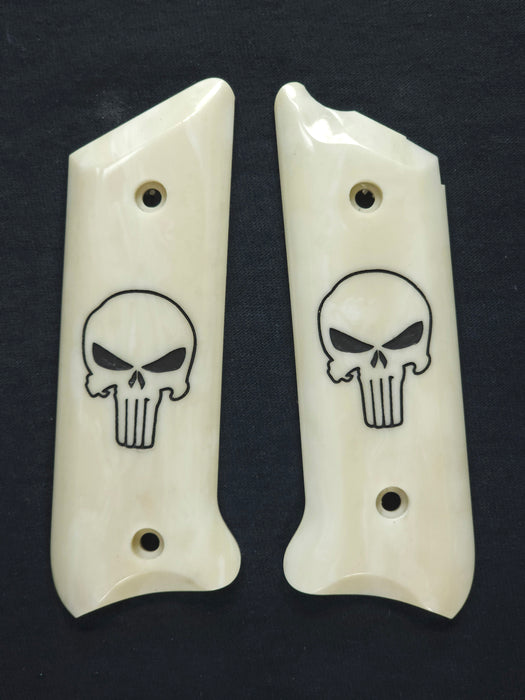 Faux Ivory Punisher Ruger Mark II/III Grips