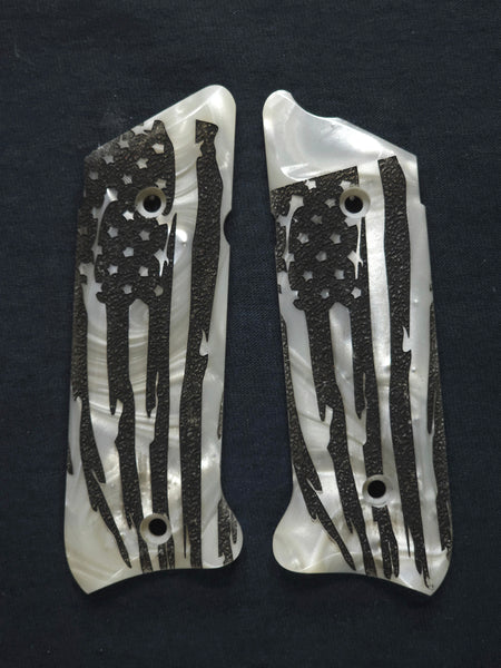 Pearl American Flag Ruger Mark IV Grips