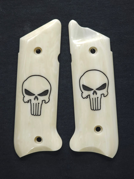 Faux Ivory Punisher Ruger Mark IV Grips