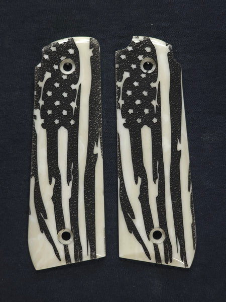 Faux Ivory American Flag Ruger Mark IV 22/45 Grips