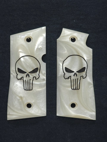 Pearl Punisher Colt Mustang Pocketlite Grips