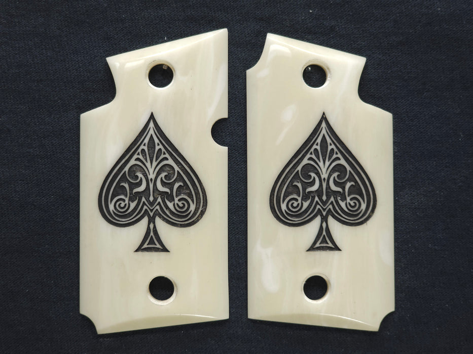 Faux Ivory Spade Sig Sauer P938 Grips