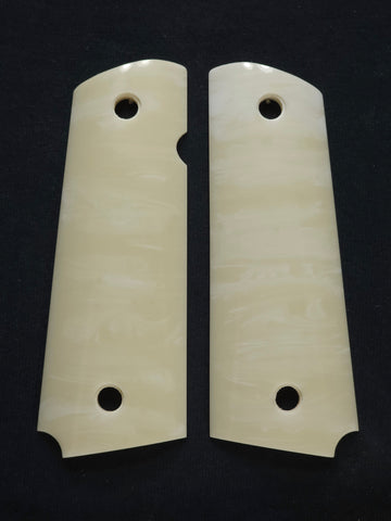 Cross Grain Faux Ivory 1911 Grips (Full Size)
