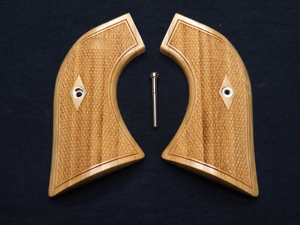 Bamboo Checkered Ruger Vaquero/Blackhawk/Wrangler Grips