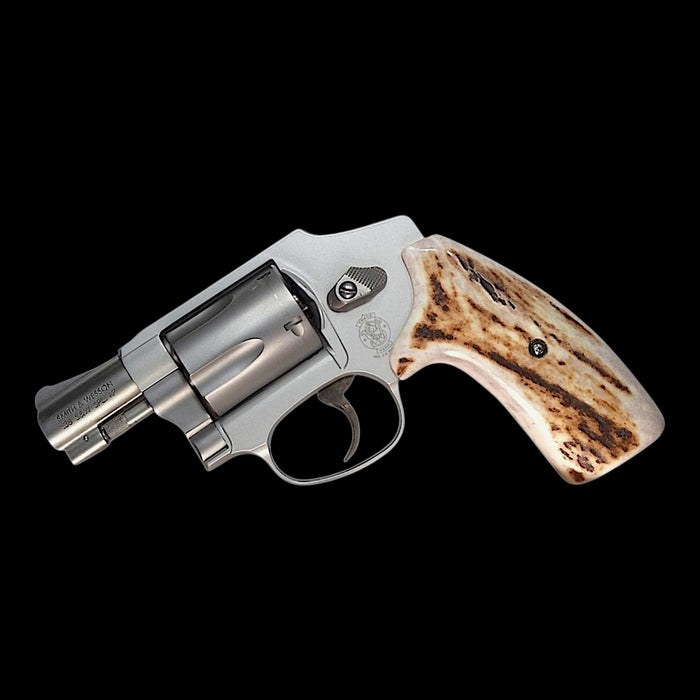Genuine Stag Extended Smith & Wesson J-Frame Grips