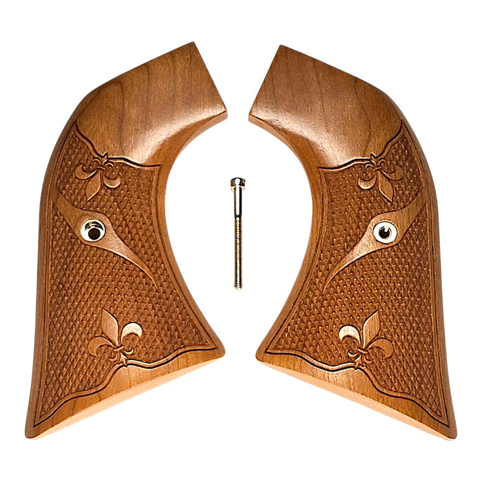 CLEARANCE - Cherry Fleur De Lis Ruger Super Blackhawk Grips