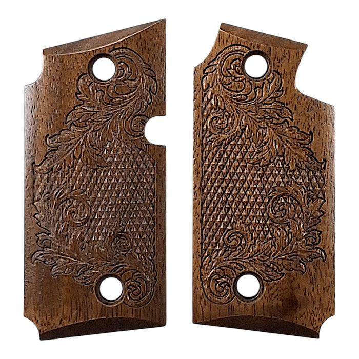 CLEARANCE-Walnut Floral Checkered Sig Sauer P238 Grips