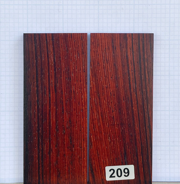 Mexican Cocobolo Custom scales #209