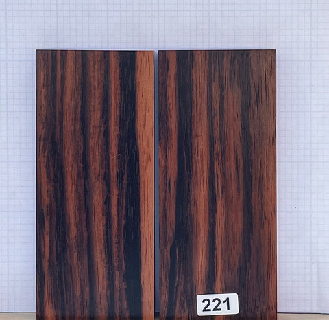 Macassar Ebony Custom scales #221