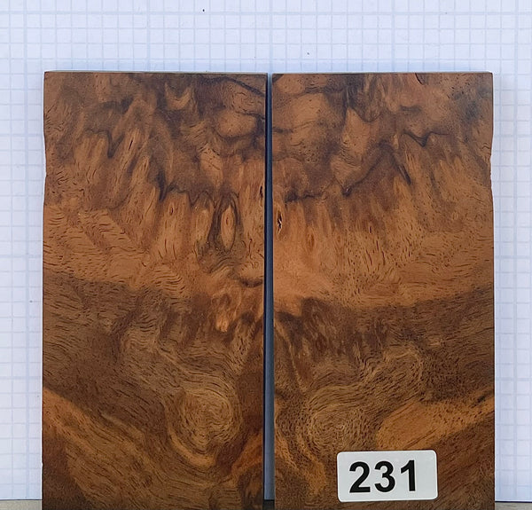 Turkish Walnut Burl Custom scales #231