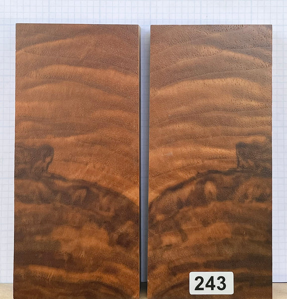 Figured English Walnut Custom scales #243