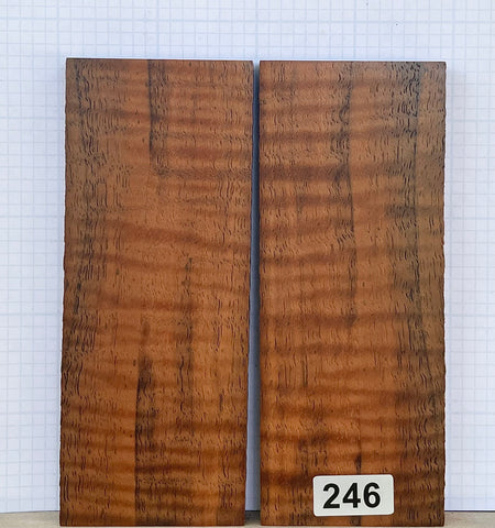 Curly English Walnut Custom scales #246