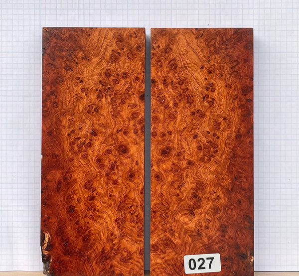 Amboyna Burl Custom scales #027