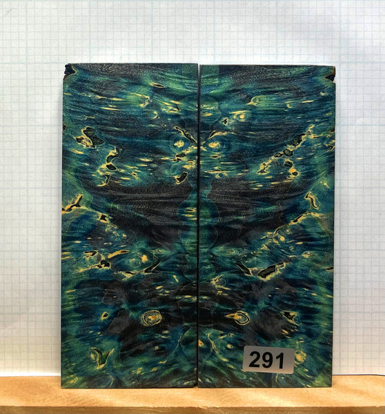 Dyed Box Elder Burl Custom scales #291