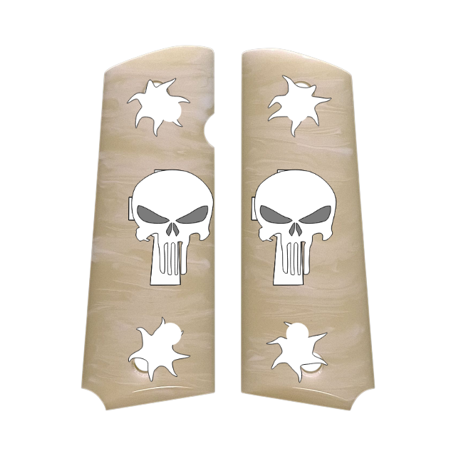 Finished Walnut 1911 Grips (Compact)