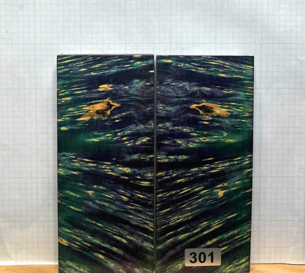 Dyed Box Elder Burl Custom scales #301
