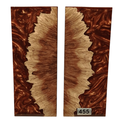 Mallee Burl & Copper Pearl Scales #455