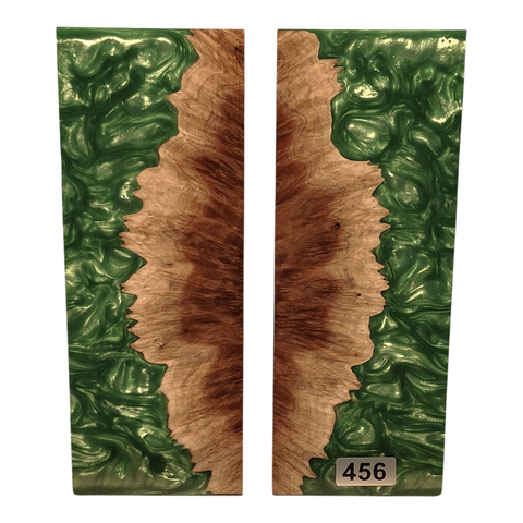 Mallee Burl & Green Pearl Scales #456
