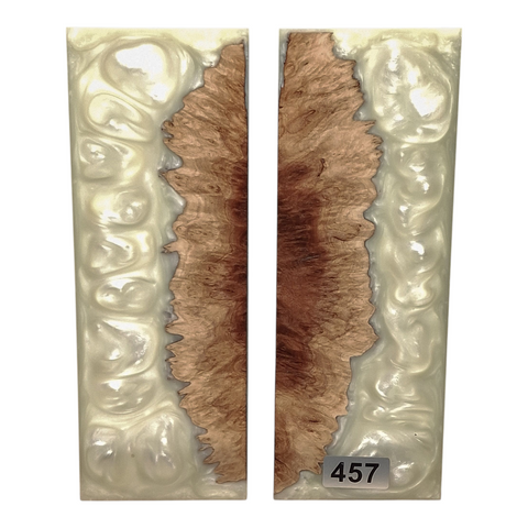 Mallee Burl & Cream Pearl Scales #457