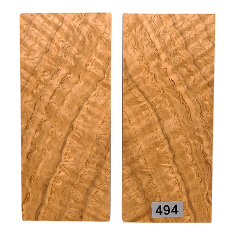 White Oak (Curley, Quarter Sawn) scales #494