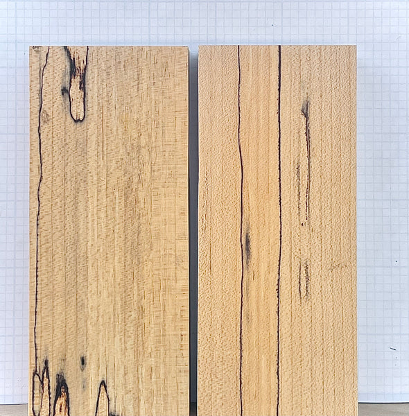 Black line Spalted Maple Wood Custom scales #049