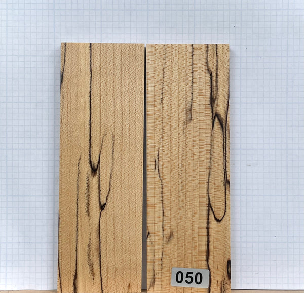Black line Spalted Maple Wood Custom scales #050