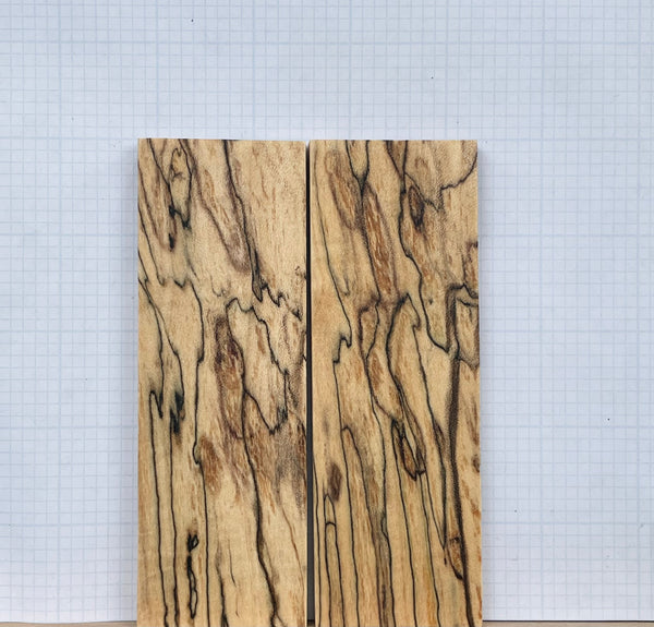 Black line Spalted Maple Wood Custom scales #051
