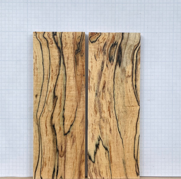 Black line Spalted Maple Wood Custom scales #052