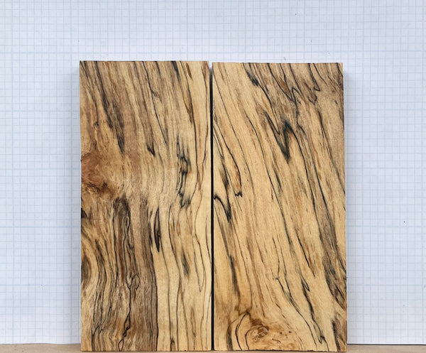 Black line Spalted Maple Wood Custom scales #056