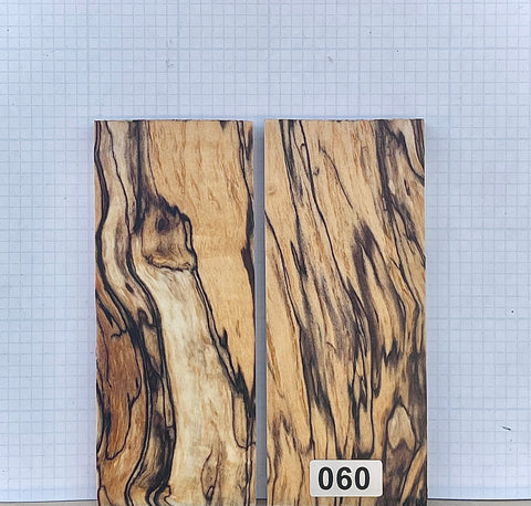 Black line Spalted Maple Wood Custom scales #060