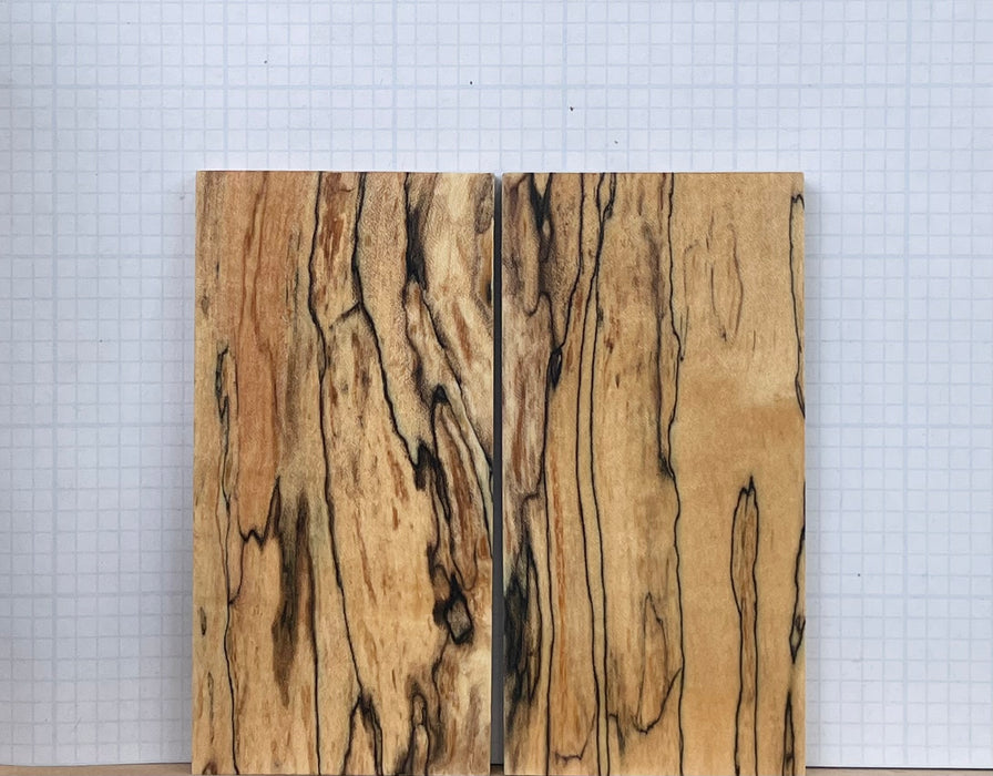 Black line Spalted Maple Wood Custom scales #062