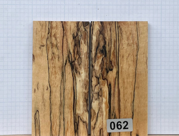 Black line Spalted Maple Wood Custom scales #062
