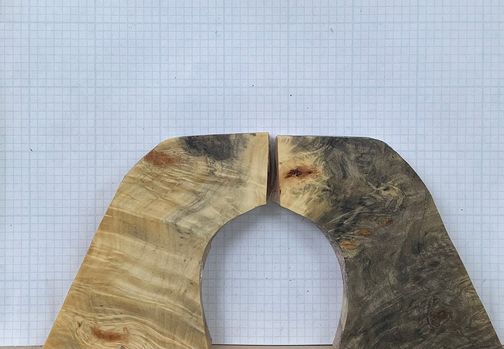 Buckeye Burl Wood Custom scales #066