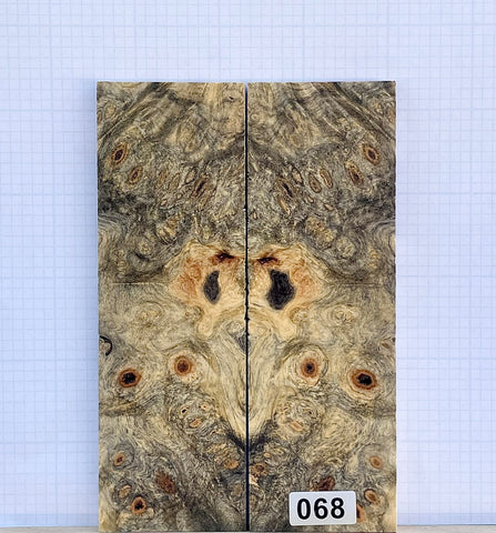 Buckeye Burl Wood Custom scales #068
