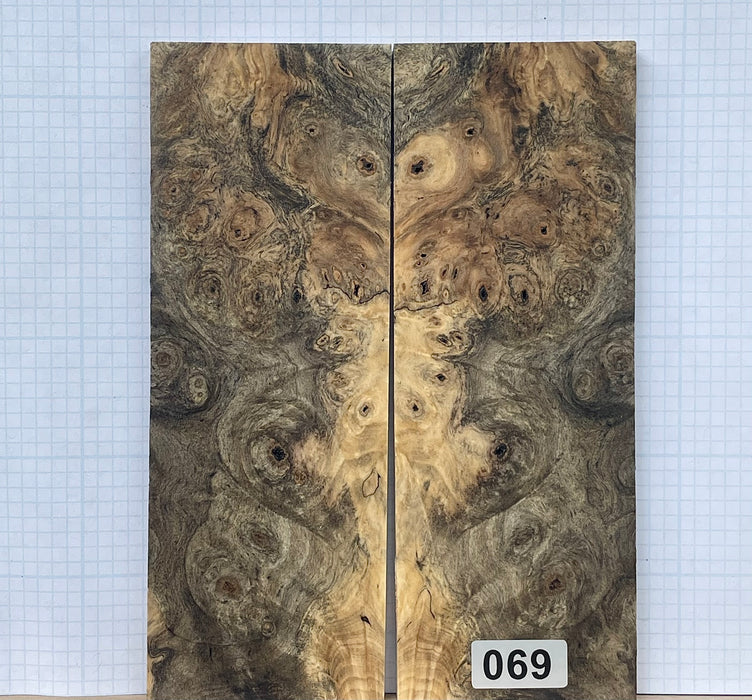 Buckeye Burl Wood Custom scales #069