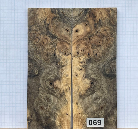 Buckeye Burl Wood Custom scales #069