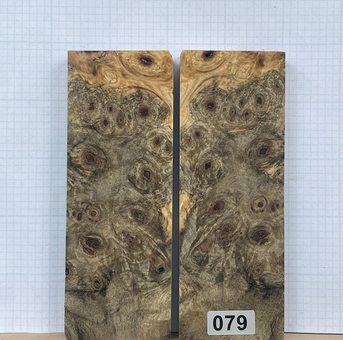 Buckeye Burl Wood Custom scales #079