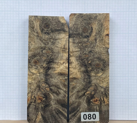 Buckeye Burl Wood Custom scales #080